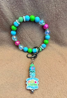 Beaching Not Teaching Wristlet