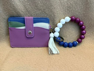 Purple Reign Everyday Beaded Wristlet