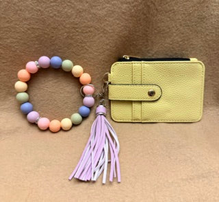 Pastel Pop Everyday Beaded Wristlet